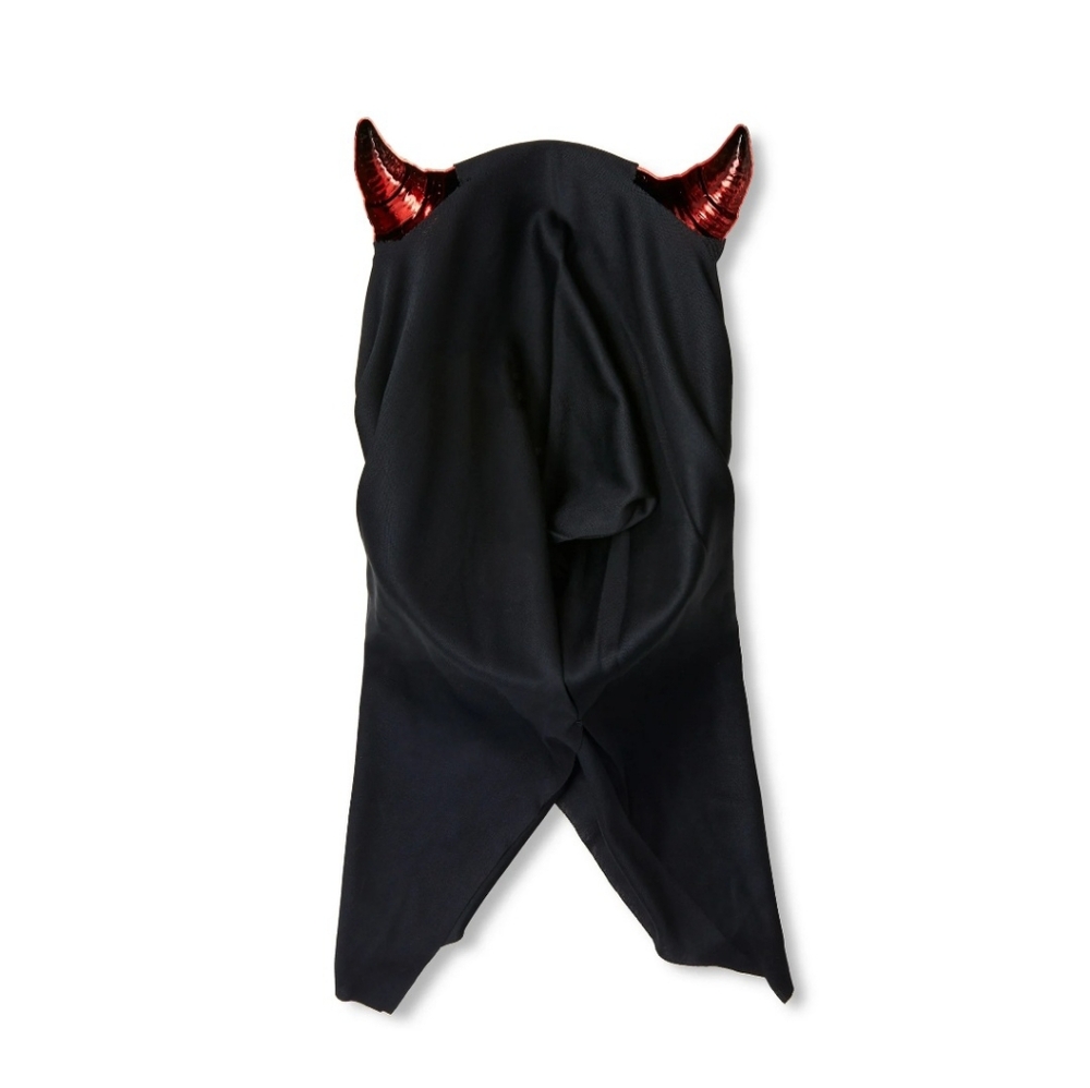 Metallic Red Devil Halloween Mask - Picture 3 of 5